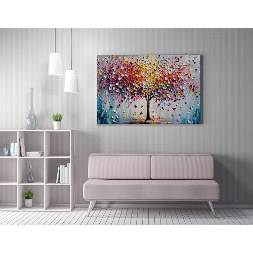 Lenyűgöző dekoratív vászonfestmény, 50 x 70 cm, 50% pamut/50% poliészter, digitális nyomat, fakeret 2 x 3 cm | Tökéletes a lakberendezés és a művészet szerelmeseinek