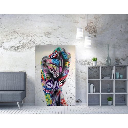 Lenyűgöző dekoratív vászonfestmény, 50 x 70 cm, 50% pamut/50% poliészter, digitális nyomat, fakeret 2 x 3 cm | Tökéletes a lakberendezés és a művészet szerelmeseinek