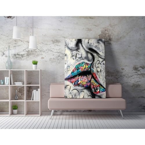 Lenyűgöző dekoratív vászonfestmény, 50 x 70 cm, 50% pamut/50% poliészter, digitális nyomat, fakeret 2 x 3 cm | Tökéletes a lakberendezés és a művészet szerelmeseinek