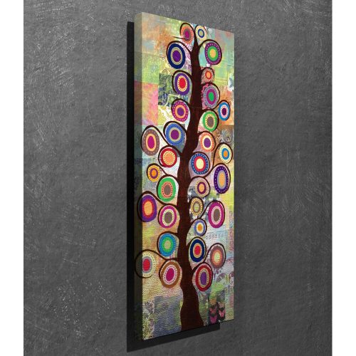Lenyűgöző dekoratív vászonfestmény, 30 x 80 cm | 100% vászon, 100% fa keret (3 cm vastag) | Tökéletes a lakberendezés és a művészet szerelmeseinek