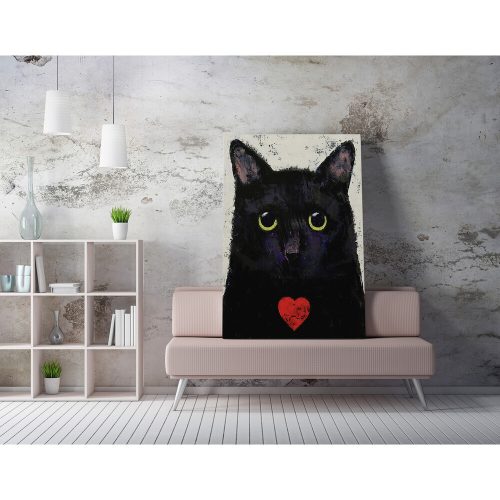 Lenyűgöző dekoratív vászonfestmény, 50 x 70 cm | 50% poliészter és 50% pamut, 100% fa keret (2 x 3 cm) | Élénk digitális nyomat otthoni dekorációhoz