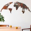 Kézzel festett dekoratív fém falkiegészítő, 150 cm x 59 cm | 100% fém, 1,5 mm vastag | Egyedülálló műalkotás lakberendezéshez, stílusos és tartós