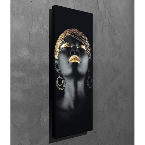 Lenyűgöző dekoratív vászonfestmény, 30 x 80 cm | 100% vászon, 100% fa keret (3 cm vastag) | Tökéletes a lakberendezés és a művészet szerelmeseinek, egyedi design