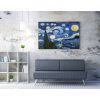 Vincent van Gogh dekoratív vászonfestmény, 70 x 100 cm | 50% poliészter / 50% pamut, 100% fa keret (2 x 3 cm) | Lenyűgöző művészet lakberendezéshez