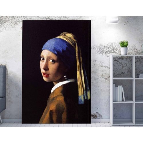 Lenyűgöző dekoratív vászonfestmény, 70 x 100 cm | 50% poliészter és 50% pamut, 100% fa keret (2 x 3 cm) | Élénk digitális nyomat otthoni dekorációhoz