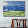 Vincent van Gogh dekoratív vászonfestmény, 70 x 100 cm, 100% vászon, 100% fa keret (2,8 cm vastag) | Tökéletes a lakberendezés és a művészet szerelmeseinek