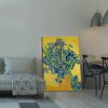 Vincent van Gogh dekoratív vászonfestmény, 70 x 100 cm, 100% vászon, 100% fa keret (2,8 cm vastag) | Tökéletes a lakberendezés és a művészet szerelmeseinek
