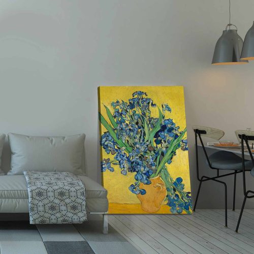 Vincent van Gogh dekoratív vászonfestmény, 70 x 100 cm, 100% vászon, 100% fa keret (2,8 cm vastag) | Tökéletes a lakberendezés és a művészet szerelmeseinek