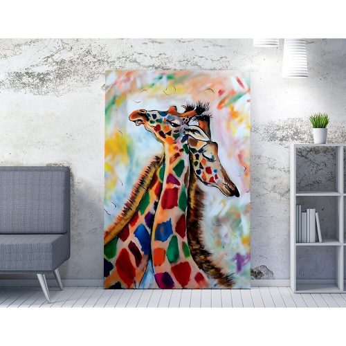 Lenyűgöző dekoratív vászonfestmény, 50 x 70 cm, 50% pamut/50% poliészter, digitális nyomat, fakeret 2 x 3 cm | Tökéletes a lakberendezés és a művészet szerelmeseinek