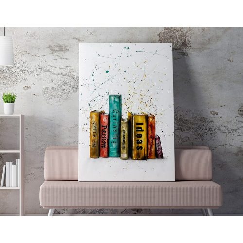 Lenyűgöző dekoratív vászonfestmény, 50 x 70 cm, 50% pamut/50% poliészter, digitális nyomtatás vászonra, 2 x 3 cm-es fakerettel keretezve, elegáns művészet otthoni dekorációhoz