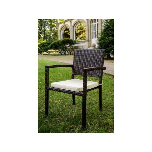 Adorazione kültéri rattan szék barna színben