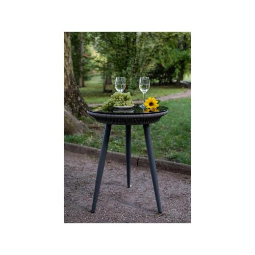 Breve asztal üveglappal 51 cm-es