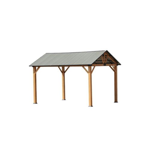 Alumínium kerti pavilon Ferrara 340 x 405 x 293 cm