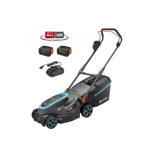 Gardena PowerMax 37/36V P4A akkumulátoros fűnyíró akkumulátorral
