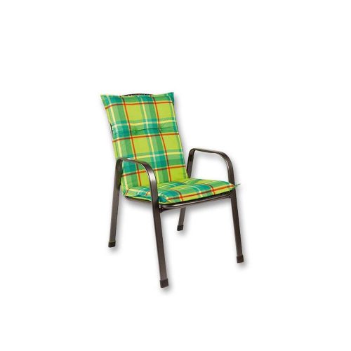 Lima Savoy párna székre 105*49*6 cm-es zöld sárga csíkos