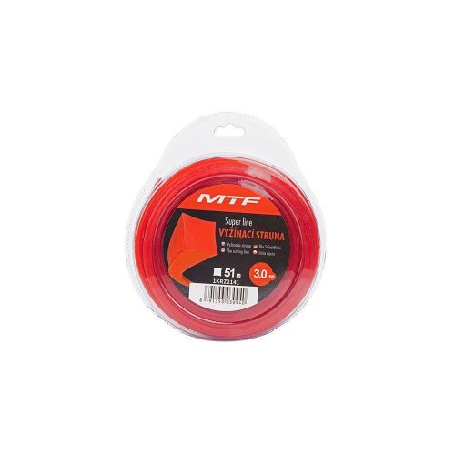 Fűnyíró damil MTF 3,0mm/51m - négyzet alaku