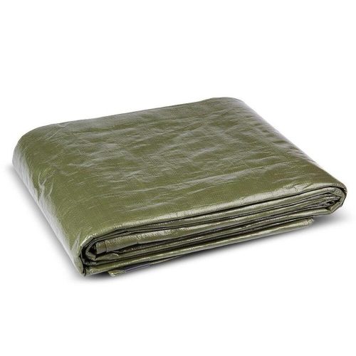 Erős mezőgazdasági takaróponyva, standard, sötétzöld, 3 x 4 méter, HDPE/LDPE, 85g/m2