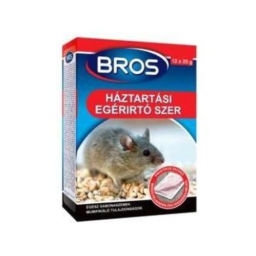 Bros Rágcsálóirtó szer 120 g, gabonaszemes