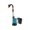 Gardena Akkumulátoros hordóürítő szivattyú 2000/2 18V P4A akkumulátorral