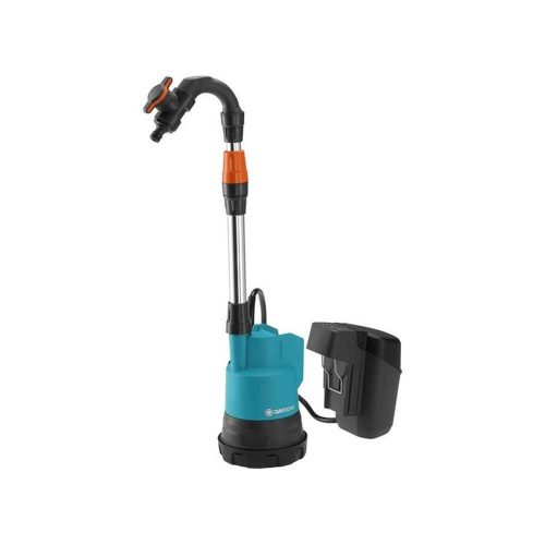 Gardena Akkumulátoros hordóürítő szivattyú 2000/2 18V P4A akkumulátorral