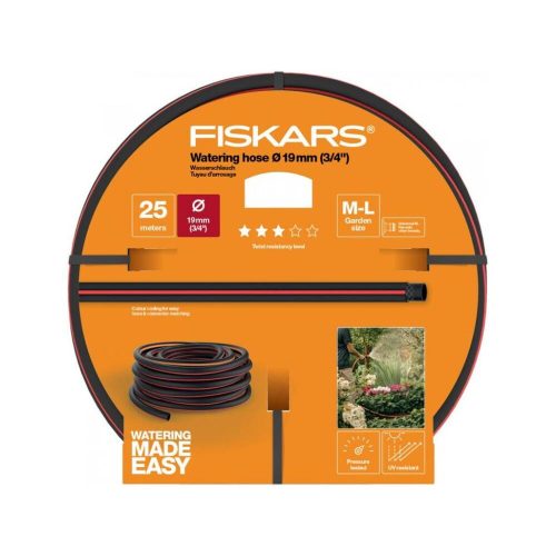 Fiskars Locsolótömlő, 19 mm (3/4"), 25 m Q3