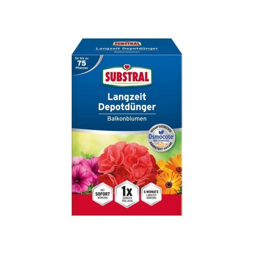 Substral Osmocote Hosszú hatástartamú virágtrágya balkonnövényekhez 750 g