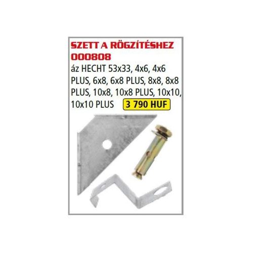 HECHT 000808 TARTOZÉK KERTI SZERSZÁMTÁROLÓ HÁZAKHOZ (4DB/CSOM)