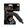 Fiskars Comfort locsolópisztoly, multi + CF tömlőcsatlakozó 13-15mm, STOP