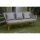 Modern 173 cm széles technorattan 3 üléses sofa Largo