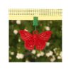 Színes rögzítőcsipesz/nehezék, asztalterítőhöz, Butterfly, 4 db-os szett