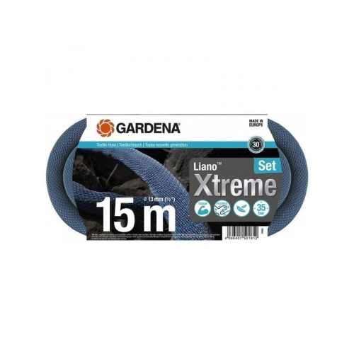 Gardena Liano Xtreme Textil locsolótömlő készlet (1/2'), 15 m