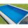 Fenix coral üveg kompozit medence 6,0 x 3,0 x 1,2 méteres Tropical blue színben standard kivitelben
