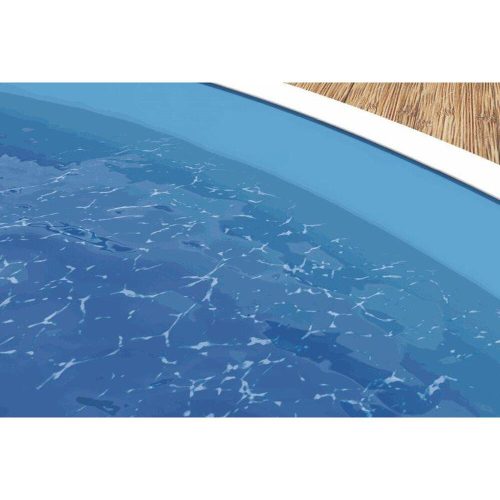 Medence fólia Lagoon 0,225 mm vastag átfedéssel a 3,6 x 0,9 m-es medencéhez