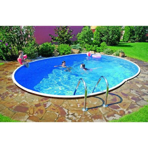 Azuro Frame De Luxe 5,5*3,7 m-es 1,2 m mély medence, szkimmer kiképzéssel fólia nélkül