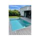 Inox rozsdamentes acél medence 4,50 x 3,00 x 1,4 méter