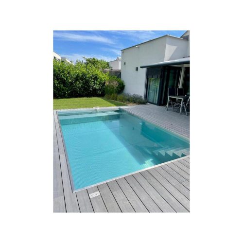 Inox rozsdamentes acél medence 7,00 x 3,00 x 1,5 méter