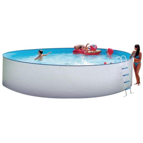 Fémvázas medence szett Nuovo O 400 x 90 cm-es
