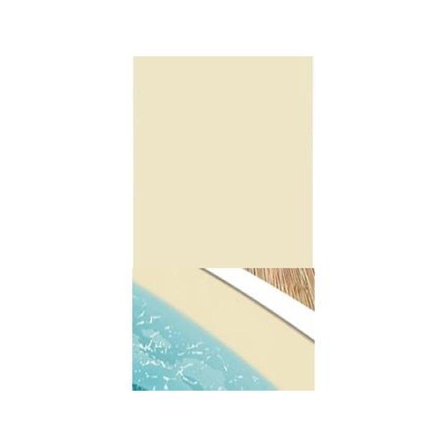 Medence fólia, IBIZA homokszínű, 0,80 mm-es, J-horog, a 3.20 x 5.25 méteres 1,2 m mély, ovális