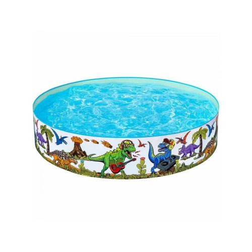 Bestway: Fill 'n Fun dinoszauruszos merevfalú pancsoló medence ? 183 x 38 cm