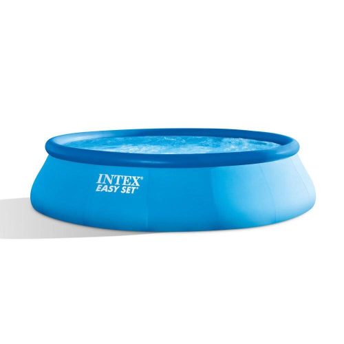 INTEX Easy Set családi medence szett, 457 x 122 cm, Krystal Clear C1000 patronos szűrő, létra, talaj + medencetakaró