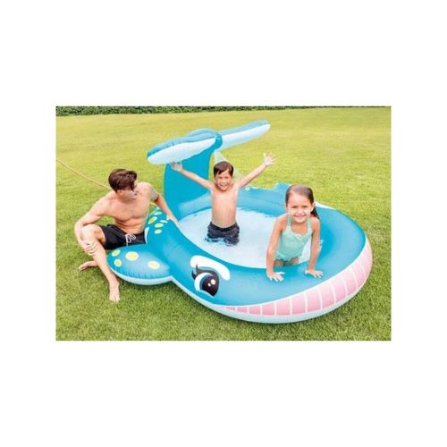 Intex: Spriccelős bálna medence 201x196x91cm