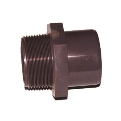 PVC toldó csatlakozó, PN 10, karmantyú DA 50 x 2" külső menet AG PN 10, DA 50 x 2"