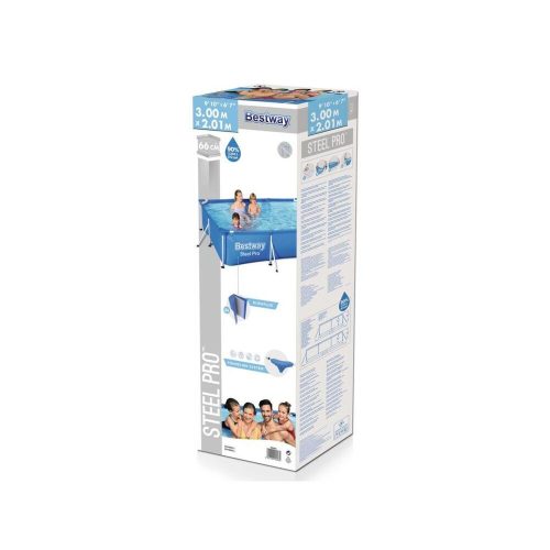 Merevfalú medence 3mx2, 01mx66cm
