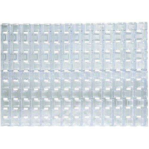 Túlfolyó rács flexibilis Square - Transzparens 200mm