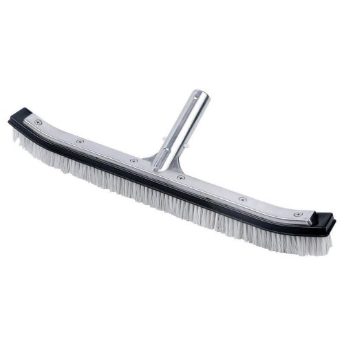Kefe, hajlított 450mm rozsdamentes acél nyél
