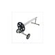 Tekercselő, mobil inox lábbal O 82mm, 4,0 - 5,6m-ig