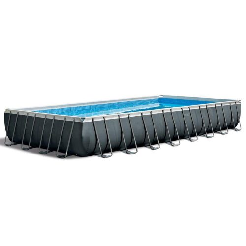 INTEX Ultra Quadra XTR medenceszett, 975x488x132 cm, Krystal Clear ECO sósvizes kombi homokszűrővel