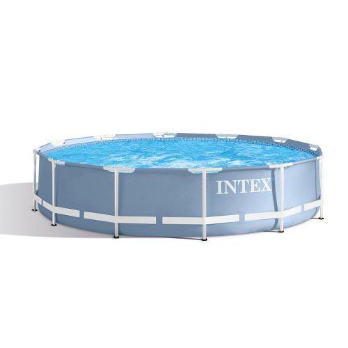 INTEX Prism Rondo medenceszett, 366 x 99 cm, szűrővel, biztonsági létrával