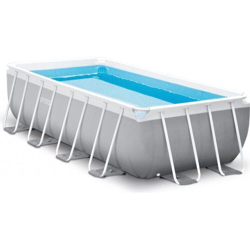INTEX Frame Prism Quadra GN medence szett, 400 x 200 x 100 cm, papírszűrős vízforgató, létra
