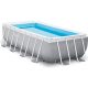 INTEX Frame Prism Quadra GN medence szett, 400 x 200 x 100 cm, papírszűrős vízforgató, létra